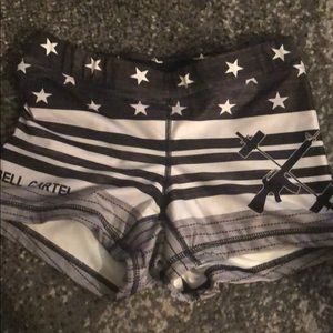Cute Barbell Cartel Workout Shorts